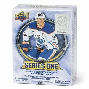 2025-26 Upper Deck Series 1 Hockey Blaster Box Sealed Young Guns NHL 2 BOXES